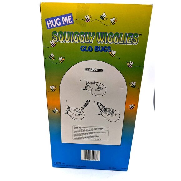 NOS 1985 Hug Me Squiggly Wigglies Glo Bugs Doll - Battery Operated Soft N Safe F - Picture 6 of 9